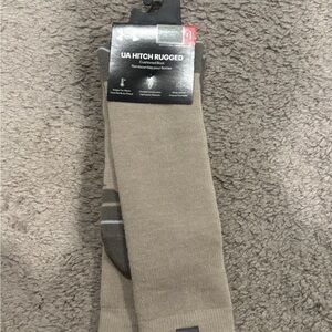 UNDER ARMOUR UA Hitch Rugged Outdoor Boot Socks SIZE MEN 8-12 WOMEN 9-12